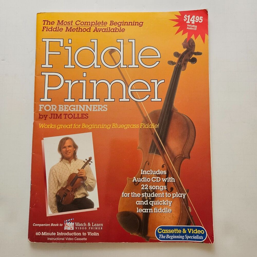 Fiddle Primer Book for Beginners Includes Audio CD with 22 Songs